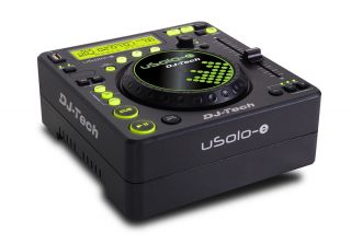 DJ TECH USOLO E PROFESSIONAL USB  PLAYER W/ CUE MEMORY & BIG LCD