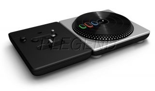 official dj hero turntable game bundle for nintendo wii condition very
