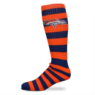 denver broncos orange nfl rugby tube sock