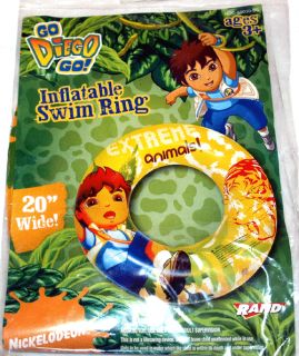 Go Diego Go Inflatable Swimming Ring 20 Pool Toys