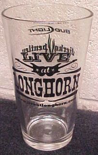 New Longhorn Steakhouse Live Dierks Bentley Commemorating Beer Glass