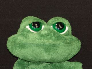  Big Eye Lil Peepers Smilling Frog Dermot Stuffed Animal Kiss Me