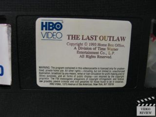 The Last Outlaw VHS Mickey Rourke Dermot Mulroney 026359097034