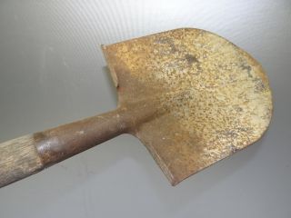  Used Metal Wood Handled Ditch Digging Shovel Spade Garden Tool Antique