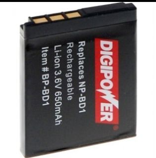Digipower Rechargeable Digital Camera Battery Replaces Sony NP BD1 FD1