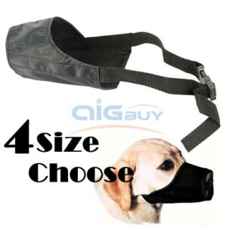 Black Small Medium Large Extra Large Dog Muzzle Muzzel