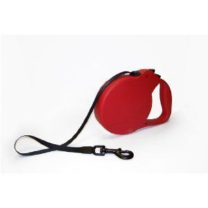 Flexi Dog Leash Retractable Red Case Large 26ft 110 Lbs