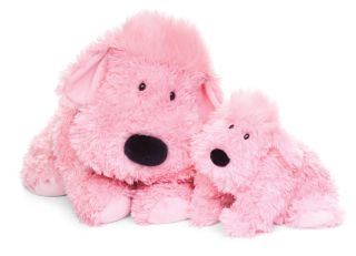 Jellycat Truffle Pink Dog Large   Stuffed Animal Plush