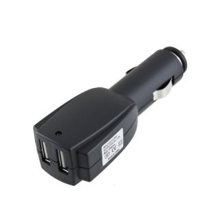 Dual 2 Port USB Car Charger Adapter for iPod Nano Touch  iPhone 4G