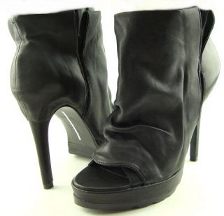 Dolce Vita Farrah Black Womens Shoes Platform Open Toe Ankle Booties 8