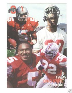  State Buckeyes 1999 Football Schedule Michael Wiley NAIL Diggs