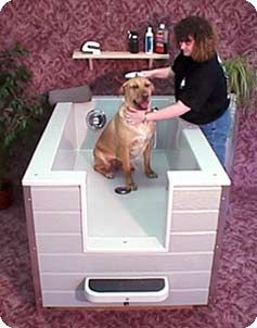  Dog Tubs in pale spa green color for your own Self Service Dog Wash