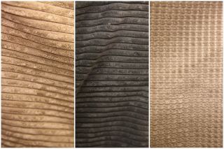 Designer Fire Retardant Soft Velvet Chenille Jumbo Cord Upholstery