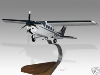 Cessna 210 N734VS Wood Desktop Airplane Model