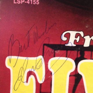Elvis Presley Autographed Album Authenticated Signature