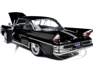 scale diecast model car of 1961 desoto adventurer black die cast model