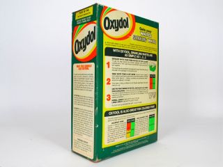 Vintage Oxydol Laundry Detergent Soap King Size Box with Contents