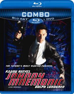 Johnny Mnemonic Blu Ray DVD Combo Blu Ray New BL