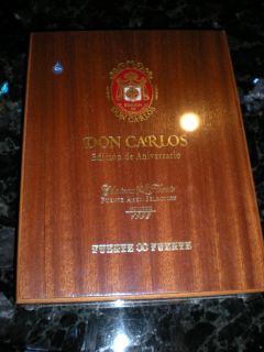 The 2009 Don Carlos Edicion de Aniversario, fuente , opus x.very