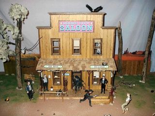Tombstone Dodge City Deadwood Old West Saloon 1 12 Scale Balsa Doll