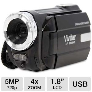 Vivitar DVR508 Blk Digital Video Recorder Camcorder
