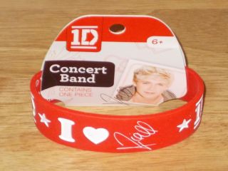  One Direction 1D I Love Niall Concert Band Rubber Bracelet