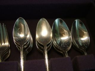Holmes Edwards Lovely Lady Inlaid Silverplate Flatware Silverware