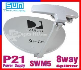 Direct DirecTV DTV Slimline Ka KU Satellite Dish SWM 5