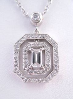 Penny Preville White Gold Deco Diamond Necklace New $4730