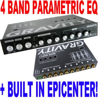 The Gravity GR EQ11 1/2 DIN 4 band Graphic Equalizer will allow you to