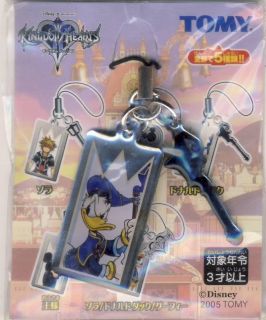 1st Kingdom Hearts 4 Cell Straps PS2 PS3 Sora Keyblade Square Disney