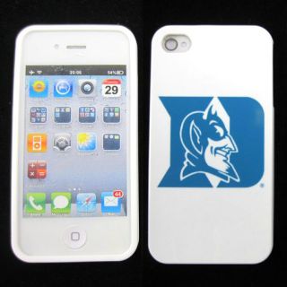 Apple iPhone 4 4S 4G Duke Blue Devils Rubber Silicone Skin Case Phone