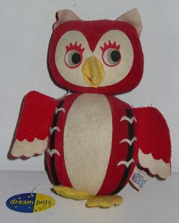 RARE Vintage Dakin Dream Pet Stuffed Diogenes Owl w Tag