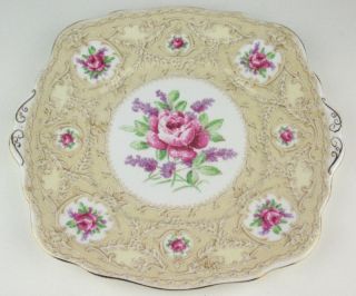 Cake Plate Royal Albert Crown China Devonshire Lace