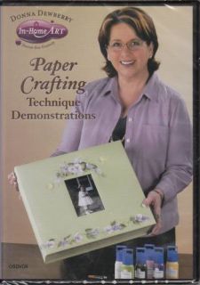 Donna Dewberry in Home Art Paper Crafting Technique Demonstration DVD