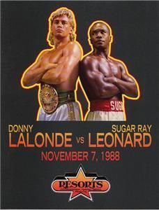 Sugar Ray Leonard vs Donny Lalonde Resorts Atlantic City Boxing