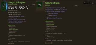 Diablo 3 EU Legacy Natalyas Full Set Demon Hunter Natalyas Nata Nat