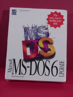 MS Dos 6 Upgrade on 3 5 Diskettes New Old Stock