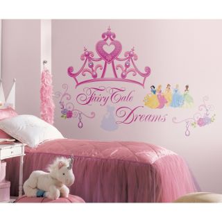 Disney Princess Crown Giant Wall Decals Kids Sticker