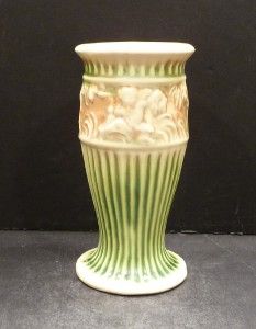 roseville donatello vase 184 6 mint