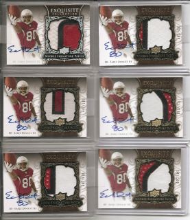 10 2008 UD Exquisite Early Doucet RC Patch Auto Lot 199