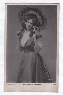 UK Edwardian Actress Dorothy Monkman 1907 Postcard