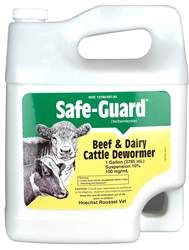 Safe Guard Drench Cattle Wormer Dewormer Gallon OTC