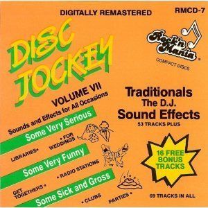 DJ Disc Jockey All Occasion Wedding Sound Effects CD New Factory