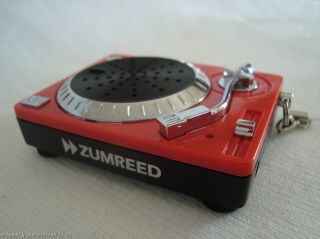 New Red Zumreed DJ Portable Speaker for iPod DJ Sound Effects Scratch