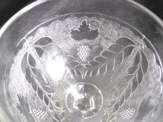 Doyle Glass Antique C 1870 4 5 EAPG Compote Clear Textured Pattern