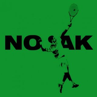 SPICETAG Novak Djokovic Green Wimbledon Tennis T shirt   S, M, L, XL