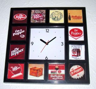 Classy History of Dr Pepper Soda Pop Clock 12 Pictures