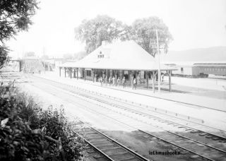 Dobbs Ferry NY Railroad RR Train Station 1900 Photo