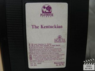 Kentuckian The VHS Burt Lancaster Dianne Foster